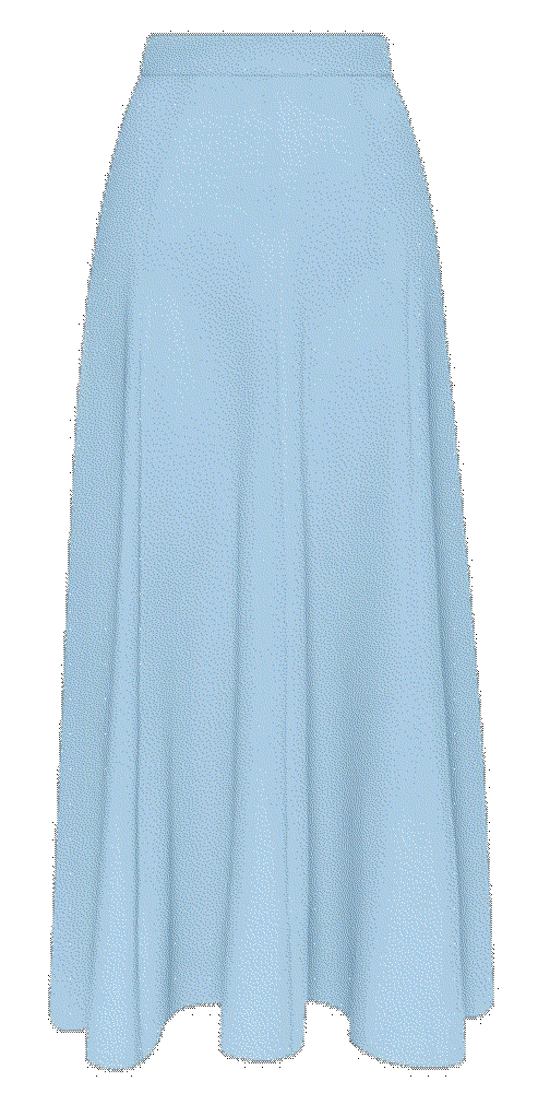 Oscar de la renta flared maxi skirt item Oscar De La Renta 
