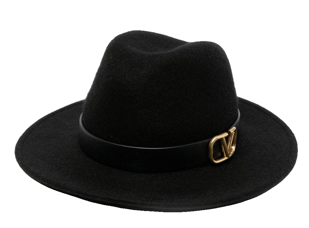 Valentino garavani vlogo wool felt fedora hat Valentino Garavani 