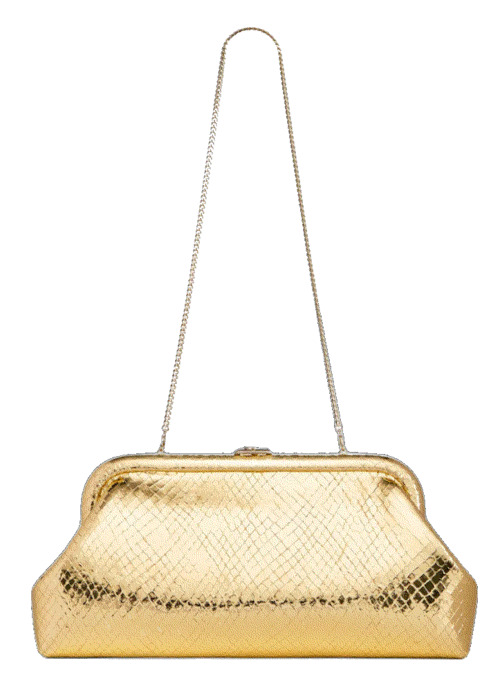 Jimmy choo metallic textured clutch bag Jimmy Choo 
