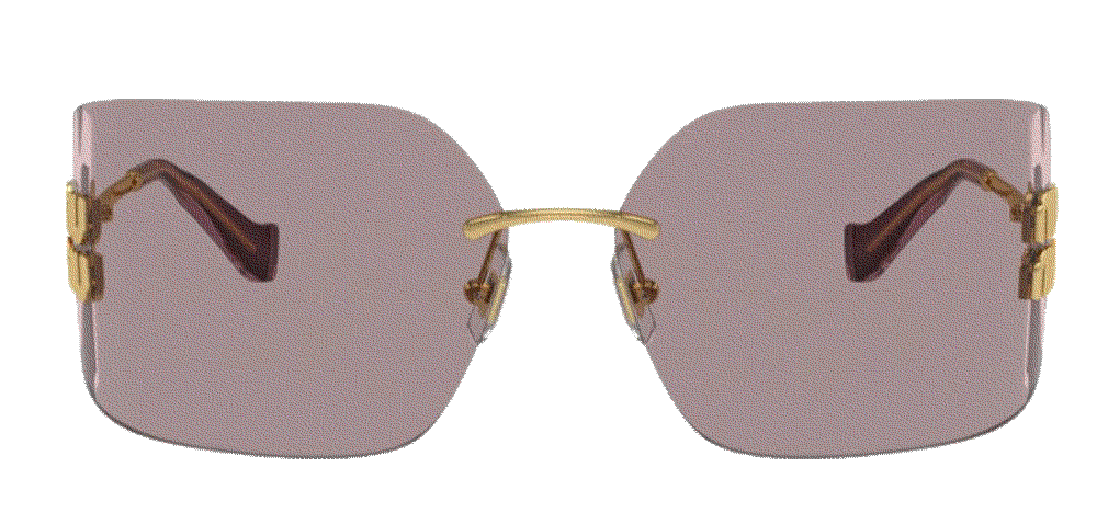 Miu miu eyewear runway frameless sunglasses item Miu Miu