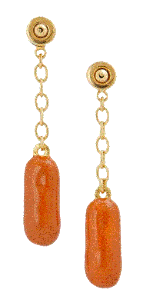 Marni hot dog motif drop earrings Marni