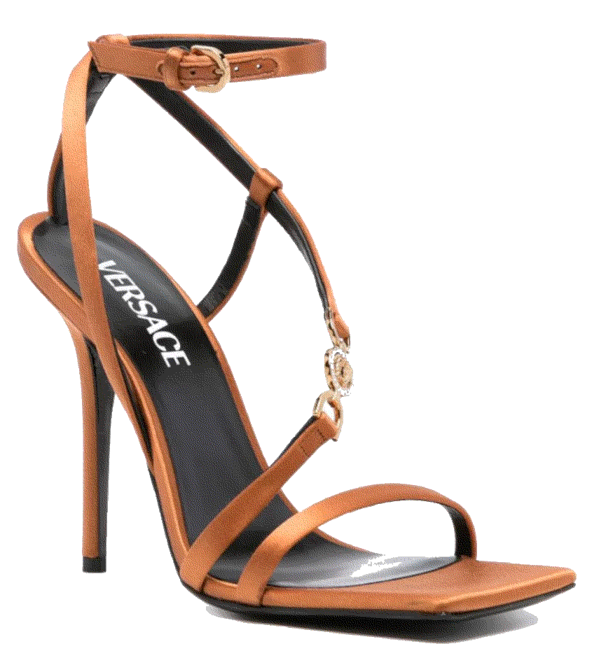 Versace crystal medusa 95 115mm sandals  Versace
