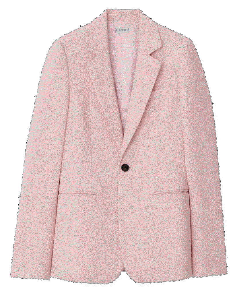 Single breasted wool blazer Burberry
