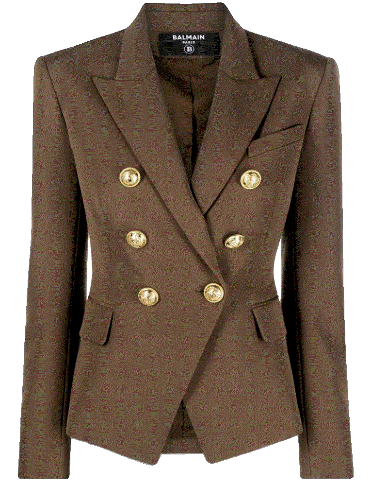 Balmain double breasted wool blazer Balmain