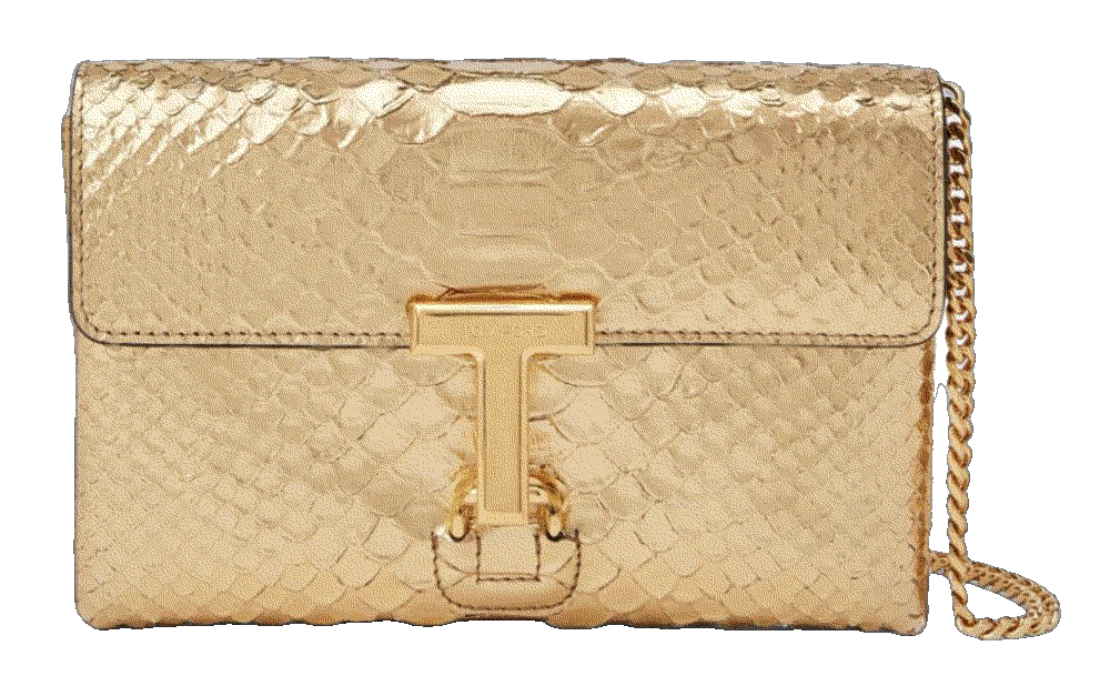 Mini monarch python embossed tote bag Tom Ford 