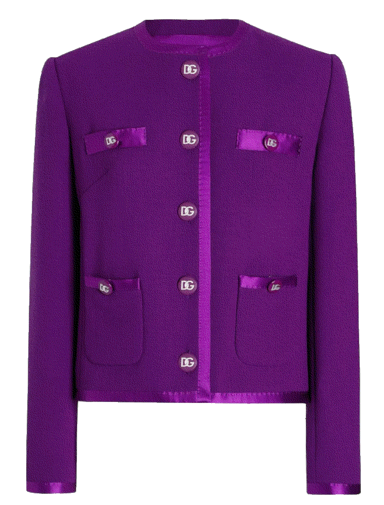 Dolce gabbana satin trim blazer Dolce Gabbana