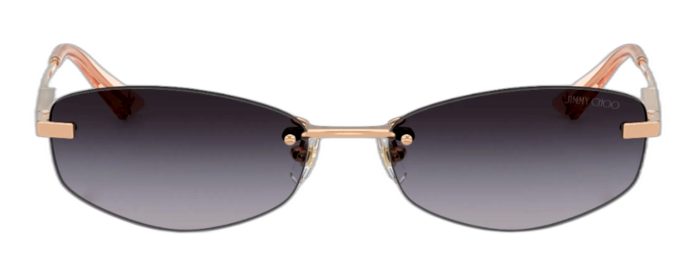 Jimmy choo eyewear oval frame tinted sunglasses Jimmy Choo 