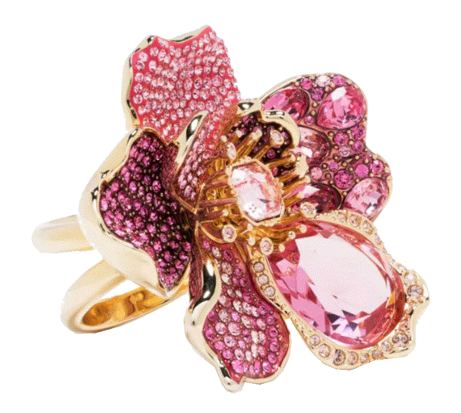 Swarovski florere cocktail ring Swarovski
