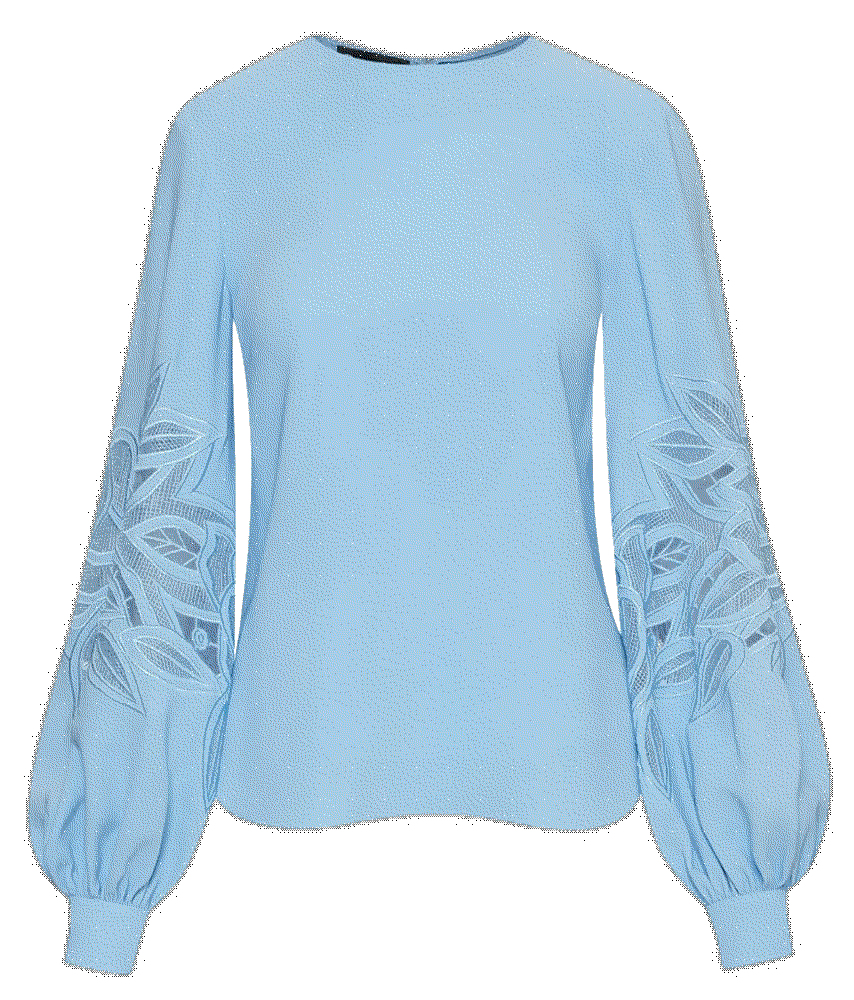 Oscar de la renta english rose blouse Oscar De La Renta 