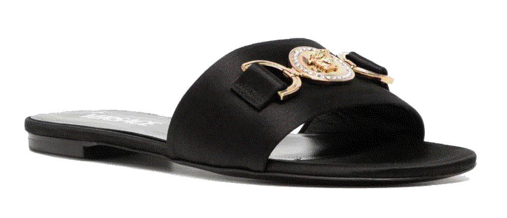 La Medusa flat sandals Versace