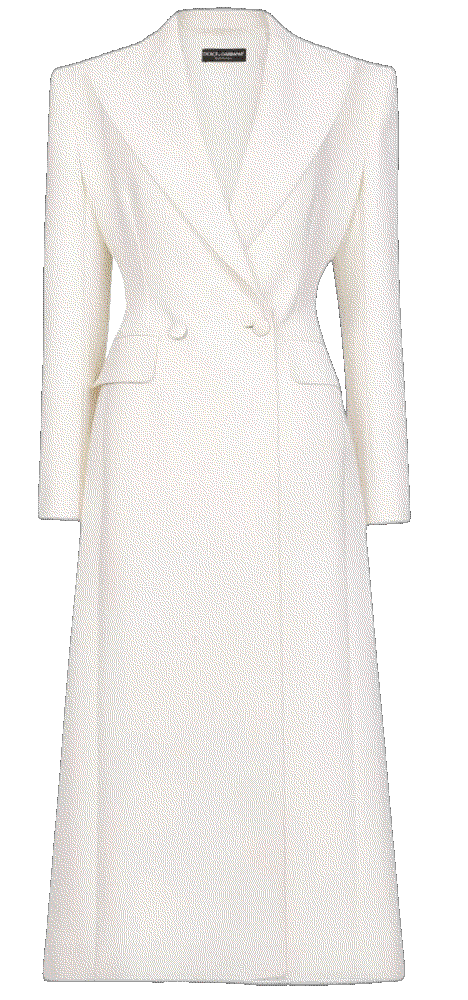 Double breasted long coat item Dolce Gabbana