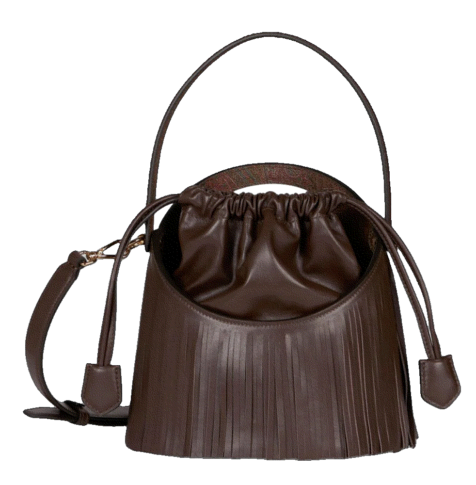 Etro medium saturno fringed bucket bag Etro