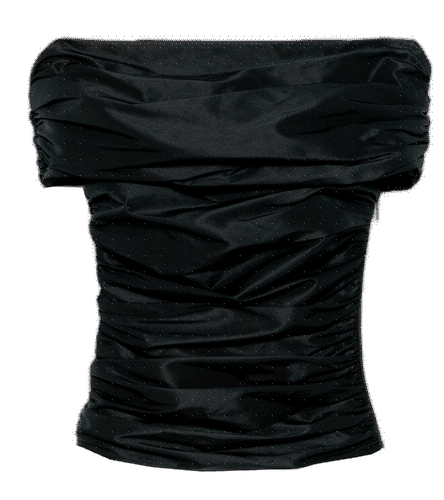 Coperni off shoulder taffeta top Coperni