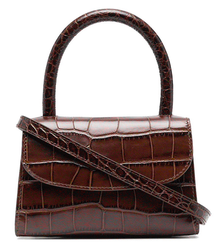 Mini Nutella leather tote bag By Far