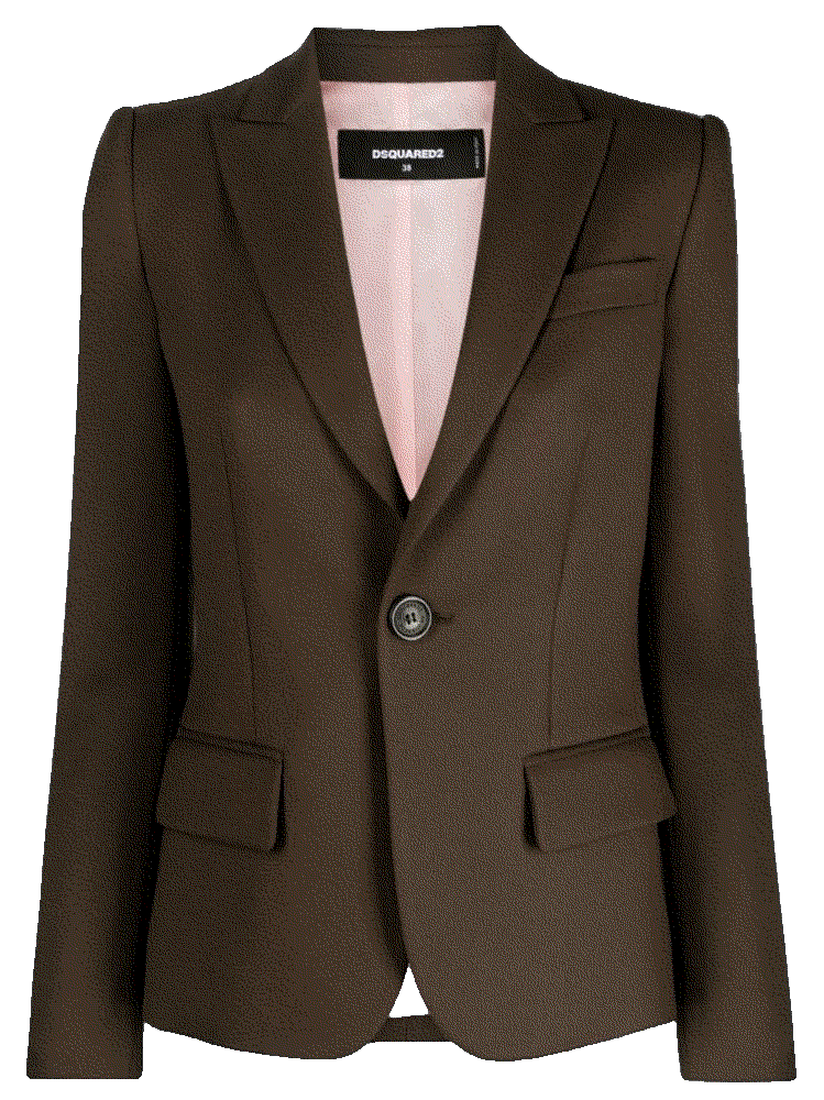 Single breasted long sleeve blazer Dsquared2