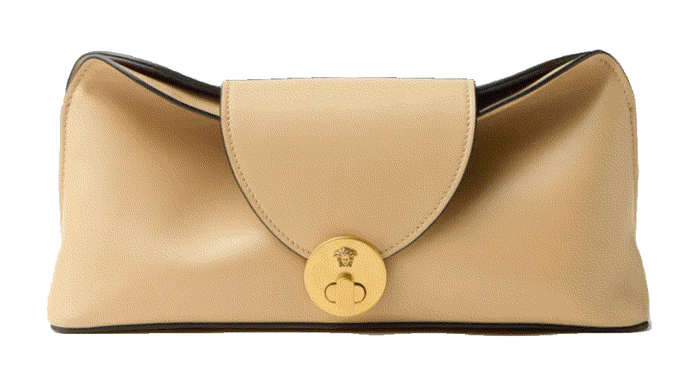 Versace vivian leather clutch bag Versace