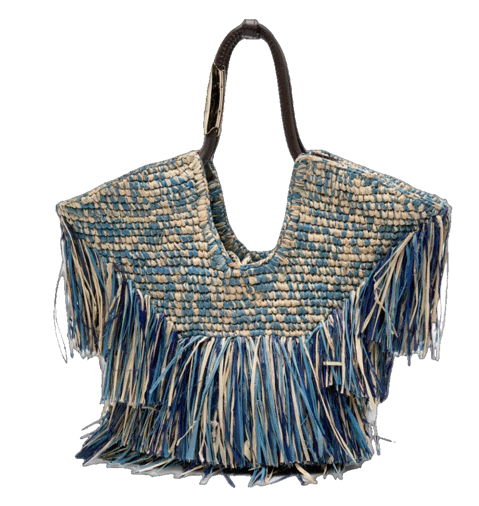 Zimmermann fringe trimmed woven tote bag item Zimmermann