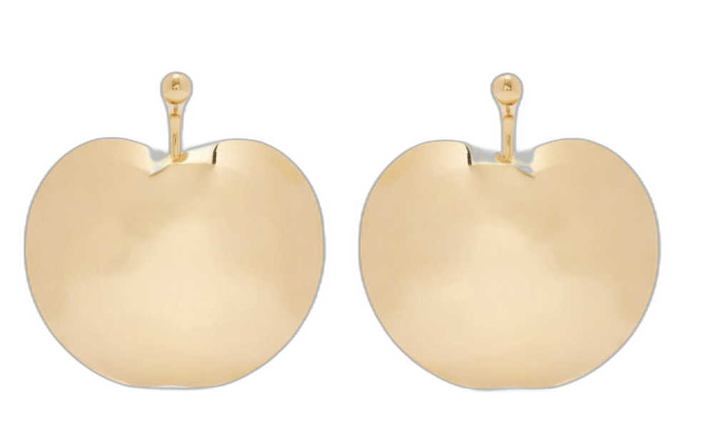Nina ricci apple shape earrings Nina Ricci