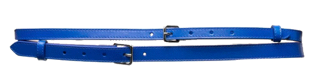 Alexander mcqueen thin double leather belt Alexander Mcqueen