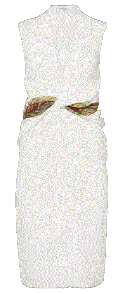 Ferragamo twisted belt midi dress item Ferragamo