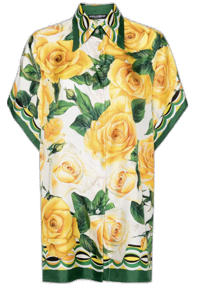 Dolce gabbana rose print silk shirt item Dolce Gabbana