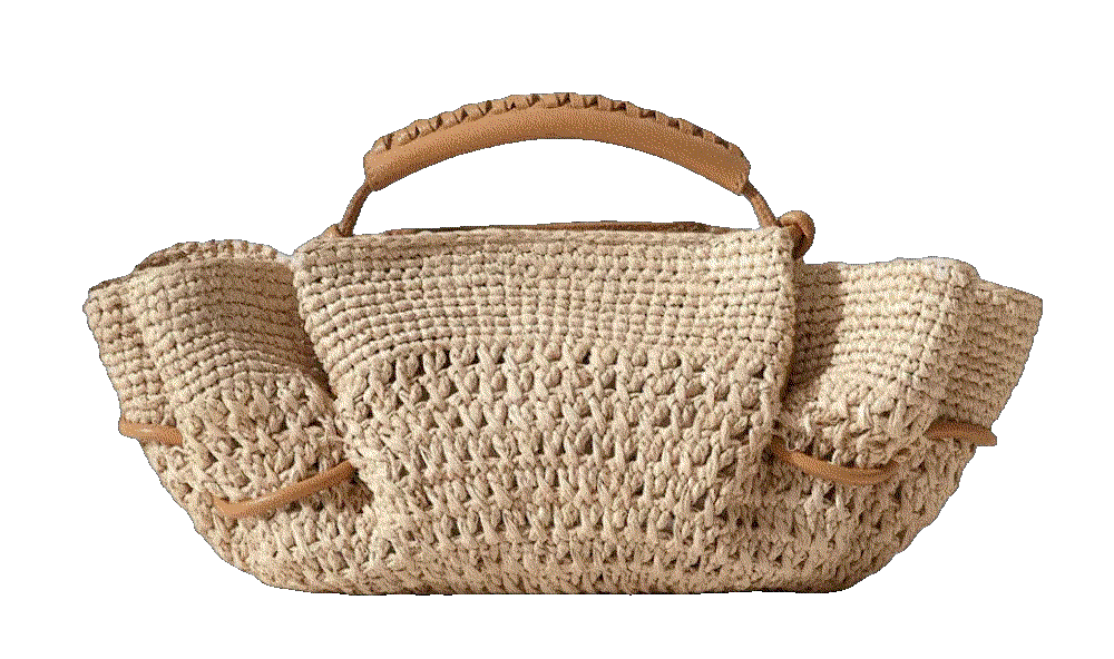 Hereu arta crochet raffia tote bag Hereu