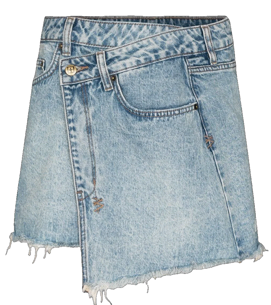 Ksubi rap asymmetric denim mini skirt item Ksubi