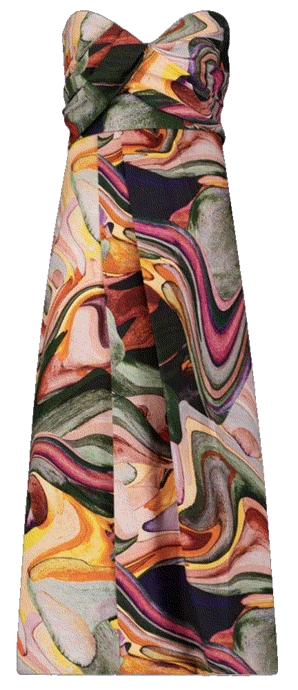 Mara hoffman yara abstract print midi dress item Mara Hoffman 