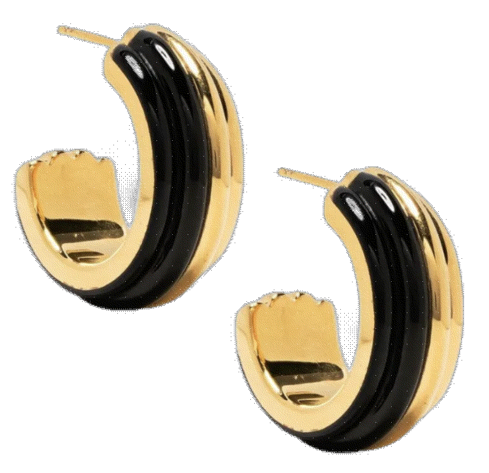 Aurelie bidermann stripe hoop earrings item Aurelie Bidermann