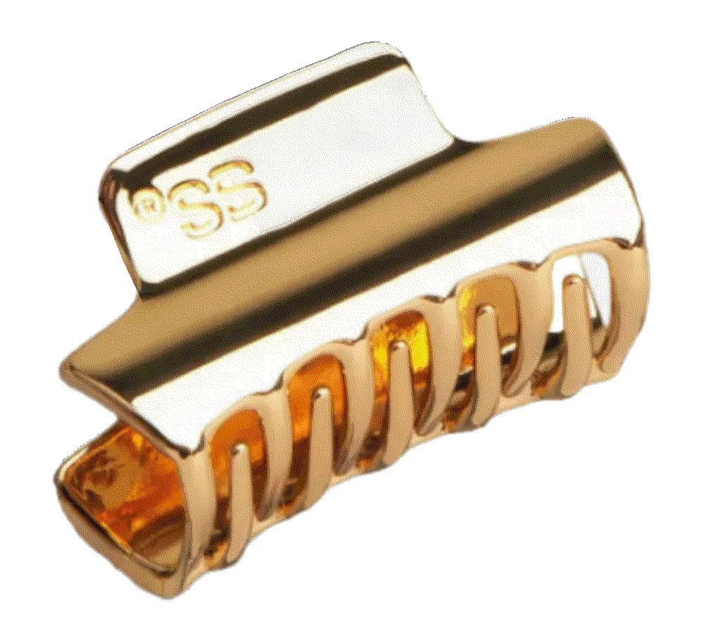 Sisters aroma logo engraved polished hair clip Sisters Aroma