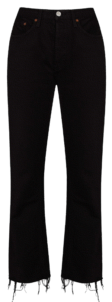 High-rise pipe jeans Re/Done