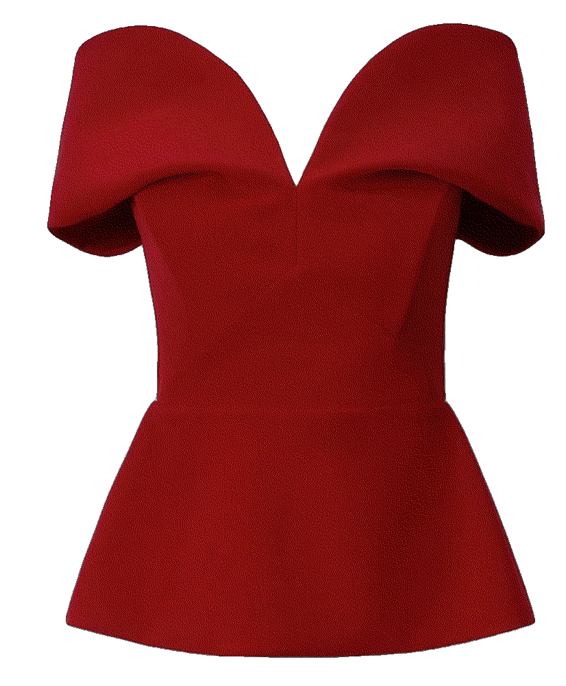 Sleeveless red Top Mood Studios