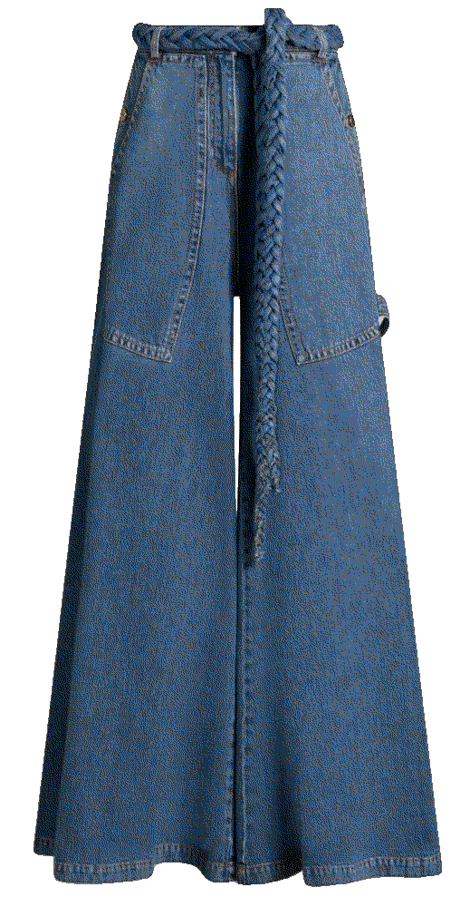 Etro belted wide leg jeans Etro