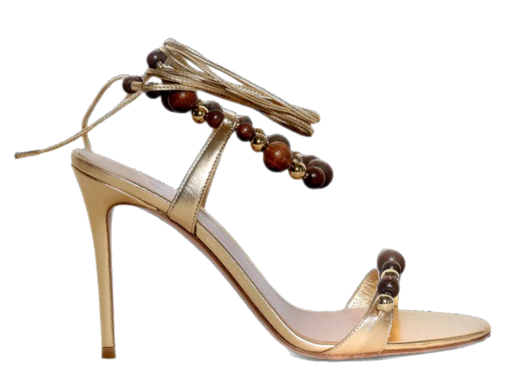 Gianvito rossi pandawa bead embellished heeled sandals Gianvito Rossi 