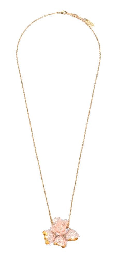Chloe bouquet enamel necklace Chloe
