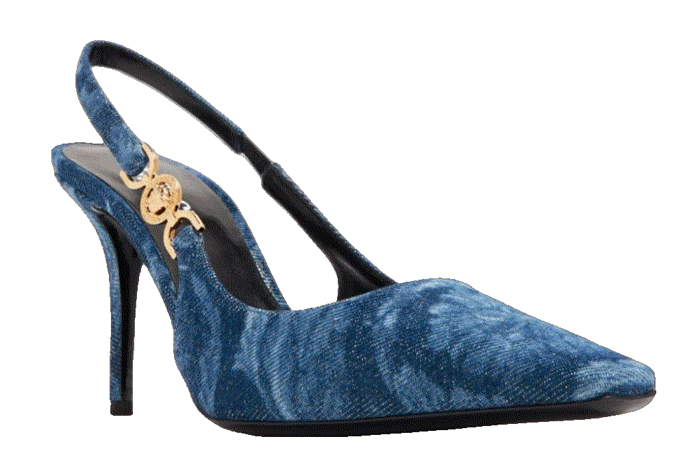 Medusa 95 85mm barocco jacquard pumps Versace