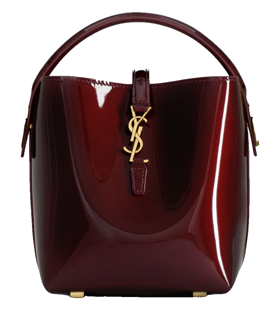 Red Mini Le 37 Bucket Bag Saint Laurent