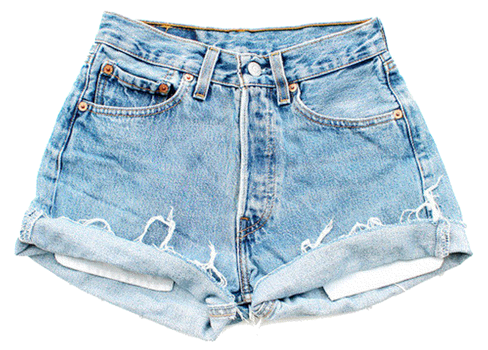 Vintage Light High Waisted Shorts NefelibataStudio