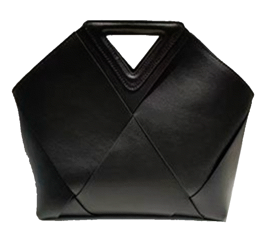 Euclid Medium Woven Bag Black Baginc