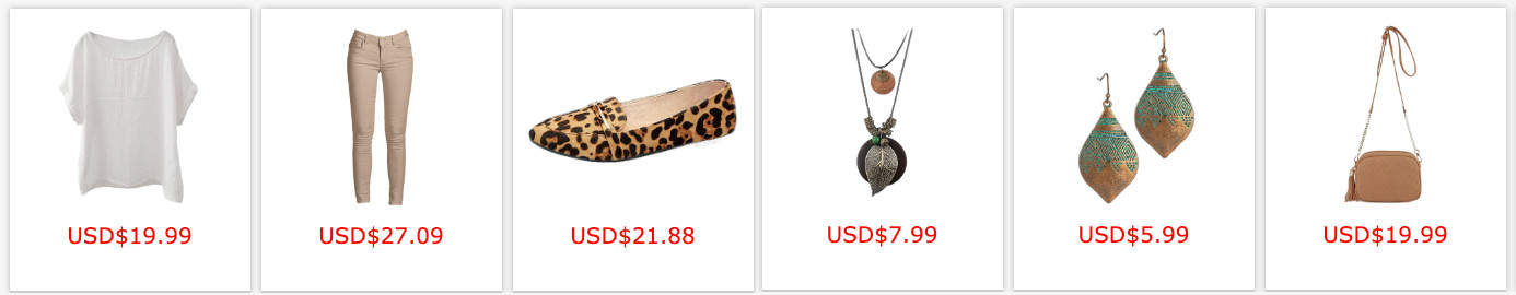 outfit items