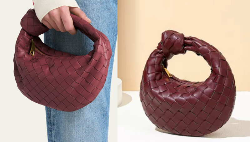 bottega bag and dupe