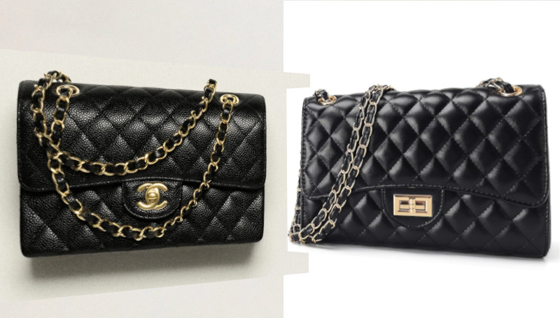 chanel bag and dupe